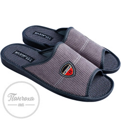 Тапочки мужские BELSTA 05-12 №1716 4011 С-211 089 с-12 р. 41 серый