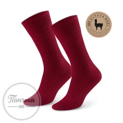 Шкарпетки жіночі STEVEN 044 (alpaca 50%) р.38-40 бордовий