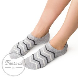 Шкарпетки жіночі STEVEN 021 (зиг-заг) р.35-37 св.сірий