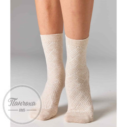 Шкарпетки жіночі LEGS SOCKS WOOL HERRIGBONE W36 (2 пари) р.36-41 Cream-latte