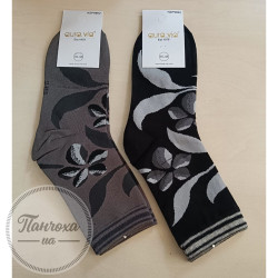 Носки Женские AURA.VIA NZP9862 р. 35-38 серый (цветы)