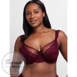 Бюстгальтер жіночий DORINA LYRA-SATIN (WIRED BRA) р.95E Бордовий