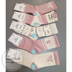 Шкарпетки дитячі AURA.VIA GNB2273 р.24-27 Рожевий (бантик)