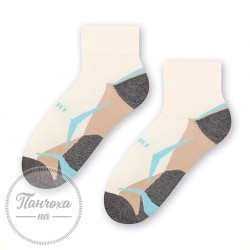 Шкарпетки жіночі STEVEN 026 (sportowe) р.35-37 Молочний