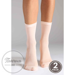 Носки LEGS SOCKS SILK LYOCELL G24 (2 пары) р. 36-40 Milk / peach