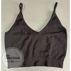 Топ женский GIULIA CAMI top braid р. S / M Chocolate