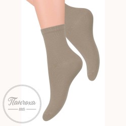 Шкарпетки жіночі STEVEN 037 (гладкі) р.35-37 бежевий