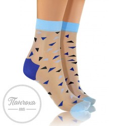 Шкарпетки жіночі SESTO SENSO NYLON TROJKATY (2 пари) (one size) Блакитний