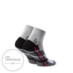 Шкарпетки чоловічі STEVEN (смужки2) 054 р.41-43 Сірий
