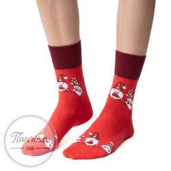 Носки Женские STEVEN 136 (гномы 2) р. 35-37 красный