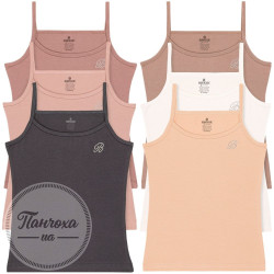 Майка для девочек BAYKAR 4894 р. 110-116 темный мокко