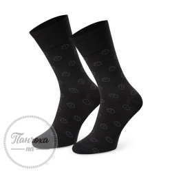 Носки Мужские STEVEN SUITLINE (круги-без давления) 056 р. 39-41 черный