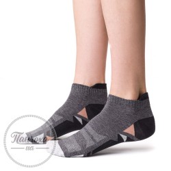 Шкарпетки жіночі STEVEN 050 (трикутник) р.38-40 Сірий-чорний