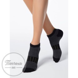 Шкарпетки жіночі CONTE ACTIVE 16С-92СП (короткі,махрова стопа), р.23, 092 Темно-сірий