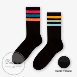 Шкарпетки жіночі MORE 081 (смужка) р.35-38 Чорний
