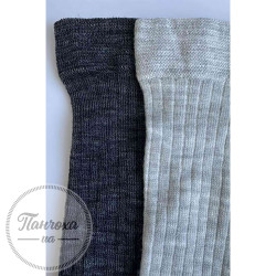 Гольфи жіночі LEGS KNEE HIGH WOOL MERINO KW22 (2 пари) р.36-40 L.grey/d.grey