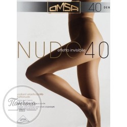 Колготки женские OMSA Nudo Effetto invisibile 40 den (nero, 4-L)