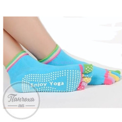 Шкарпетки жіночі REBEKA для йоги р.35-40 Блакитний
