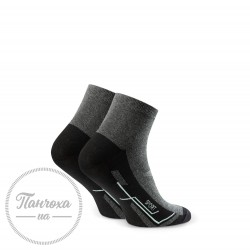 Шкарпетки чоловічі STEVEN 054 Sport  р.41-43 темно-сірий-чорний