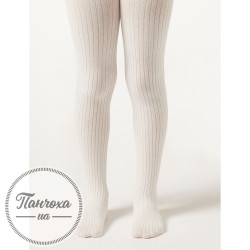 Колготки детские AFRICA (рубчик) р. 17 / 110-116 молочный