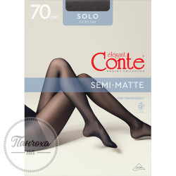 Колготи жіночі CONTE SOLO 70 (EU), р.6, Bronz