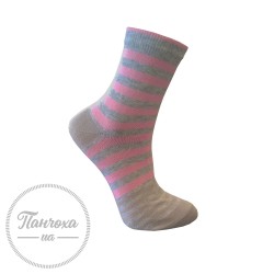 Шкарпетки жіночі Легка хода 5326 р.23 Срібло меланж-рожевий