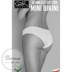 Труси жіночі GATTA Seamless cotton mini bikini (black, L)