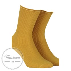 Шкарпетки жіночі WOLA (з рюшем) р.one size Жовтий