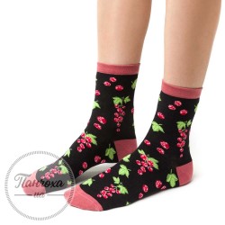 Шкарпетки жіночі STEVEN 159 (порічка) р.35-37 чорний