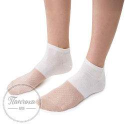 Носки Женские STEVEN 114 (2-х цветные) р. 35-37 молочный-беж