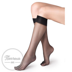 Получулки женские MARILYN UFKI (15 den) 2 пары (one size) Black
