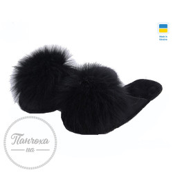 Тапочки жіночі SLIPPERS р.39 Чорний