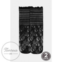 Носки LEGS SOCKS AJOUR G15 (2 пары) р. 36-40 Nero