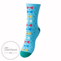 Шкарпетки для дівчат STEVEN 014 (трикутники) р.29-31 бірюза