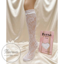 Гольфи жіночі PANNA 0230 (квіти) р.one size White