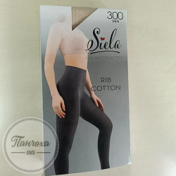 Колготки жіночі SIELA RIB COTTON 300 р.2 Sand