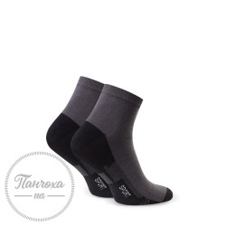 Шкарпетки чоловічі STEVEN (SPORT 1) 054 р.38-40 сірий-чорний