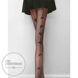 Колготки женские MINIMI 8538 (шов-бантики) p.One size черный
