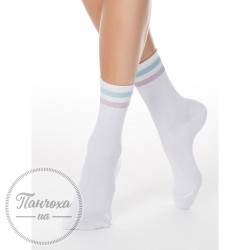 Шкарпетки жіночі CONTE ACTIVE 19С-65СП, р.23, 157 Білий-св.рожевий