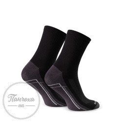 Шкарпетки чоловічі STEVEN (Спорт 11) 057 р.44-46 чорний-графіт