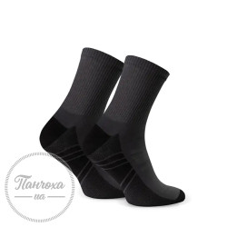 Шкарпетки чоловічі STEVEN (Спорт 13) 057 р.44-46 графіт-чорний