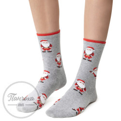 Носки Женские STEVEN 136 (Санта 3) р. 35-37 серый