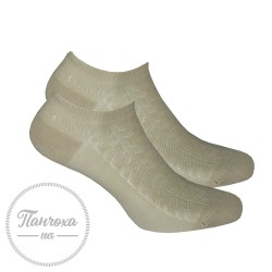 Шкарпетки жіночі WOLA (ажурні) one size Бежевий