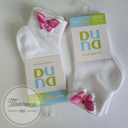 Носки Детские Дюна 468 р. 12 Белый / бабочка розовый
