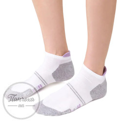 Носки Женские STEVEN 050 (sport 4) р. 35-37 белый-серый