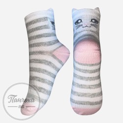 Шкарпетки дитячі Легка хода 9295 р.18-20 Срібло меланж-білий