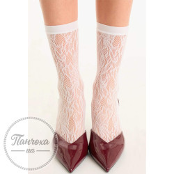 Шкарпетки жіночі MURA PIZZO FIORI CALZINO C4219 p.36-40 Bianco