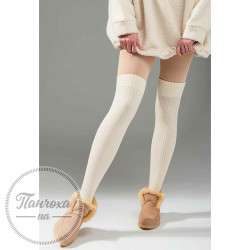 Заколинки женские LEGS L1946 PARIGINA RIB COTONE (panna, one size)
