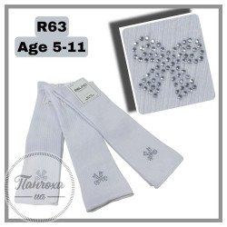 Напівпанчохи дитячі BELINO R63 р.30-32 (7-8 років) Білий