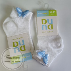 Носки Детские Дюна 468 р. 12 Белый / бабочка голубая